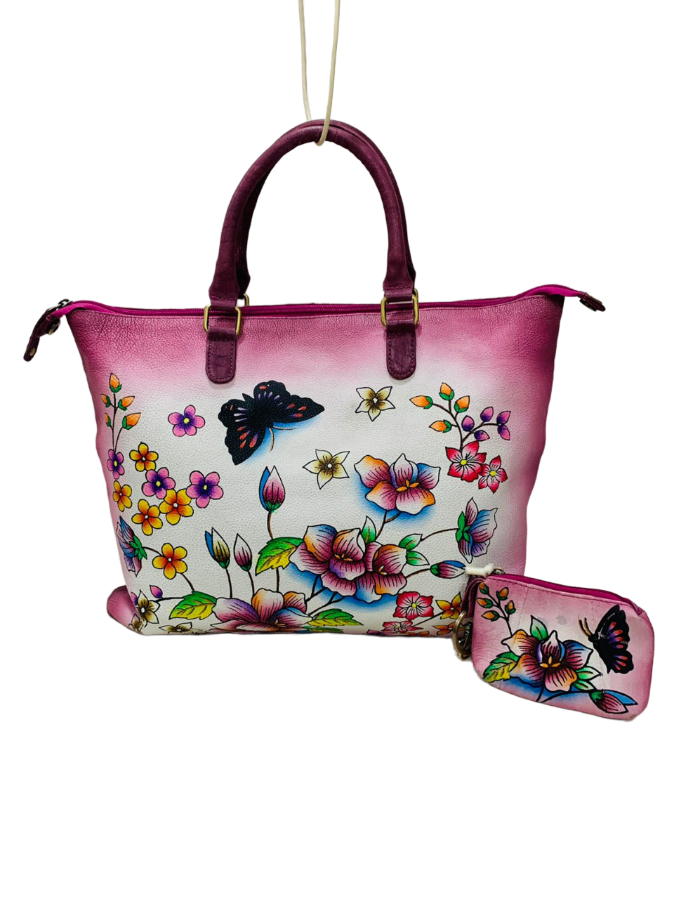 Abstract Hand-Painted Sling Bag for women